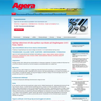 Agera startsida 2016