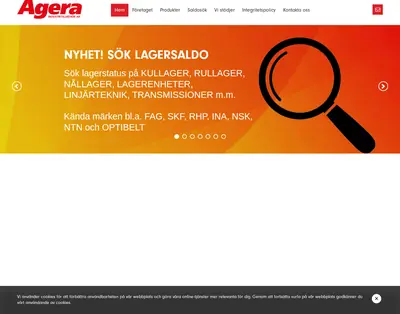 Agera startsida 2022