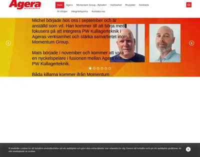 Agera startsida 2025