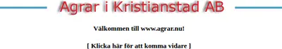 AGRAR startsida 2004