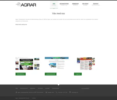 AGRAR startsida 2020