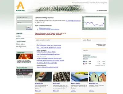 www.agronomics.se startsida 2010