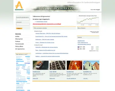 www.agronomics.se startsida 2014