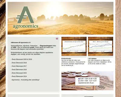 www.agronomics.se startsida 2022