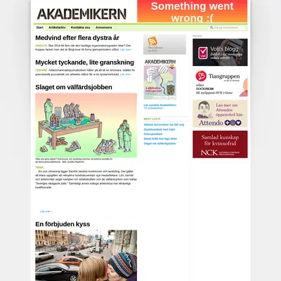 akademikern.se startsida 2014