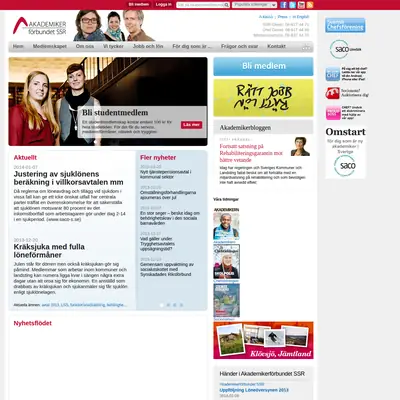 akademssr.se startsida 2014