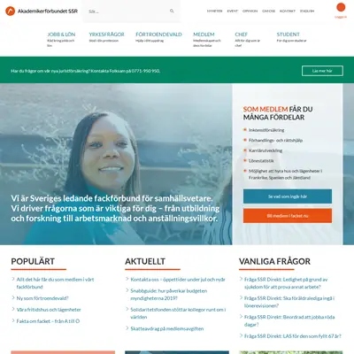 akademssr.se startsida 2019