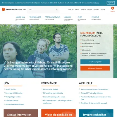 akademssr.se startsida 2020