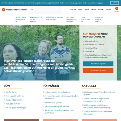 akademssr.se startsida 2021