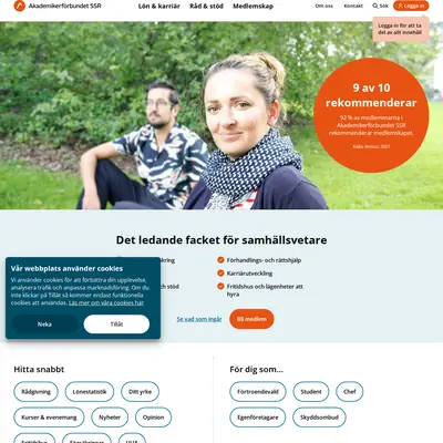 akademssr.se startsida 2022