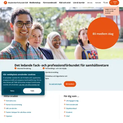akademssr.se startsida 2025