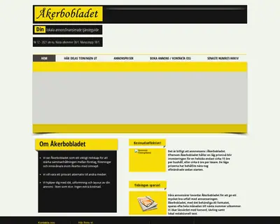 Åkerbobladet startsida 2022