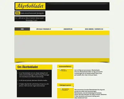 Åkerbobladet startsida 2026