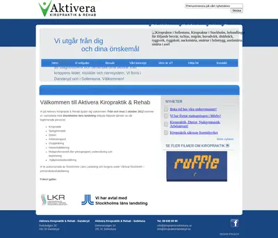 Aktivera startsida 2012
