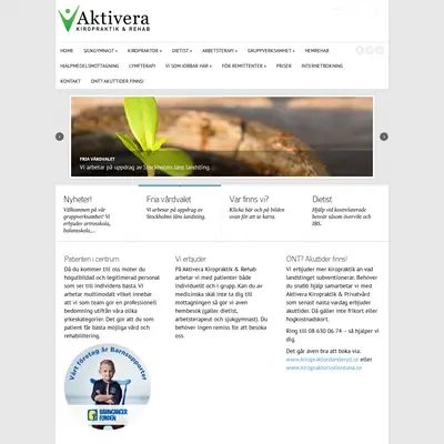 Aktivera startsida 2018