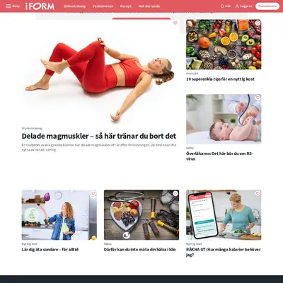 www.aktivtraning.se startsida 2024