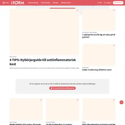 www.aktivtraning.se startsida 2025