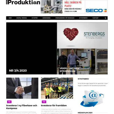 Aktuell Produktion startsida 2020