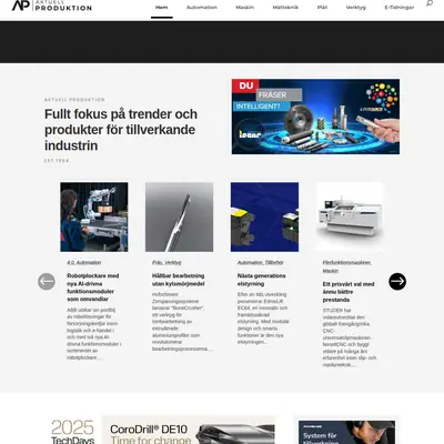 Aktuell Produktion startsida 2025