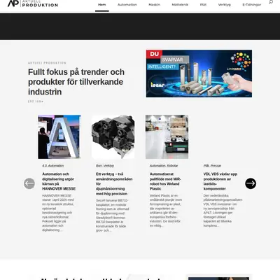 Aktuell Produktion startsida 2026