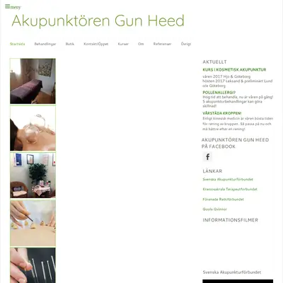 AKUPUNKTÖREN startsida 2017