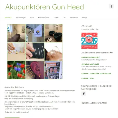 AKUPUNKTÖREN startsida 2019