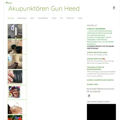 AKUPUNKTÖREN startsida 2021