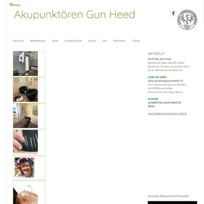 AKUPUNKTÖREN startsida 2023