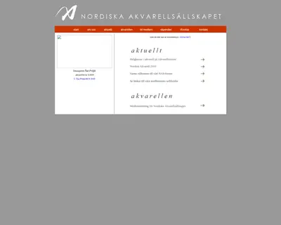 Akvarellen startsida 2009