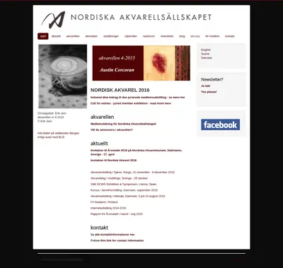 Akvarellen startsida 2016