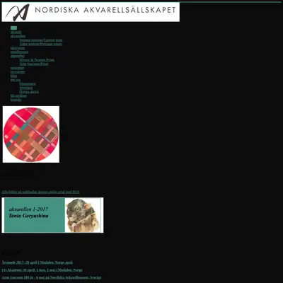 Akvarellen startsida 2017