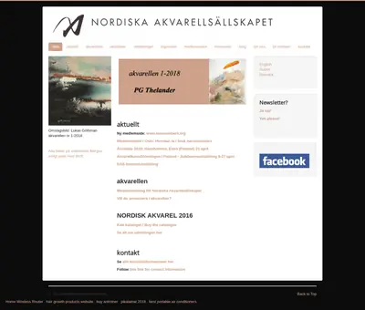 Akvarellen startsida 2018