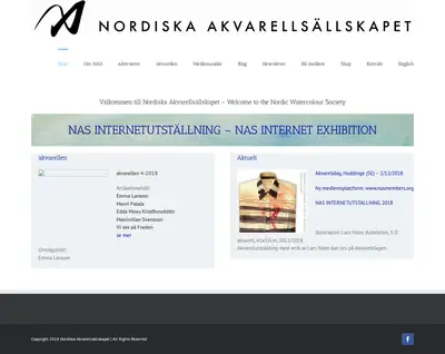 Akvarellen startsida 2019