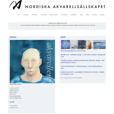 Akvarellen startsida 2025