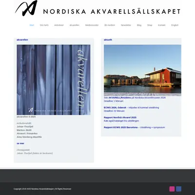 Akvarellen startsida 2026