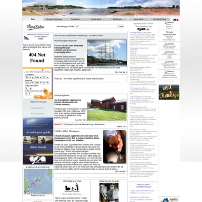 aland.se startsida 2013