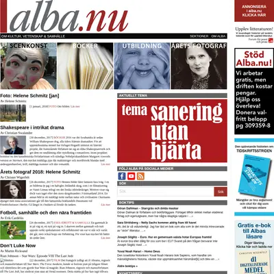 Alba startsida 2018