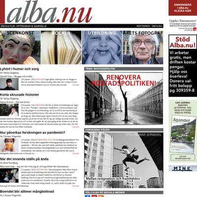 Alba startsida 2022