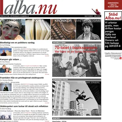 Alba startsida 2025