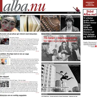 Alba startsida 2026