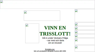 Alingsås-Kuriren med Vårgårda-Kuriren och Sollebrunns-Kuriren startsida 1998