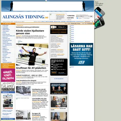 Alingsås Tidning - Elfsborgs Läns Tidning startsida 2013