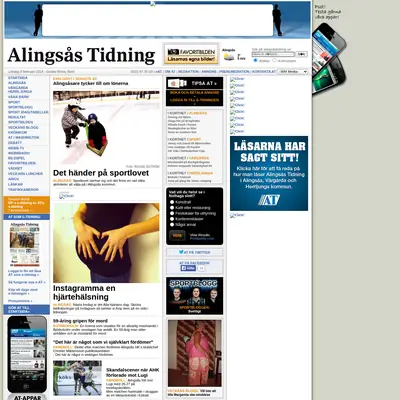 Alingsås Tidning - Elfsborgs Läns Tidning startsida 2014
