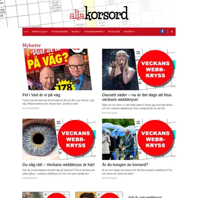 allakorsord.se startsida 2019