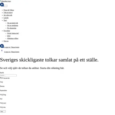 allatolkar.se startsida 2024