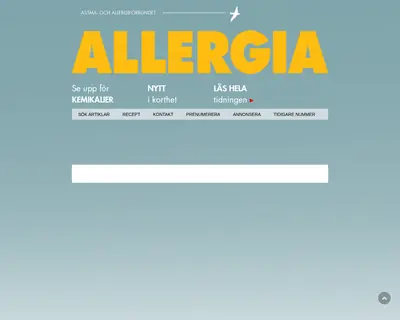 Allergia startsida 2013