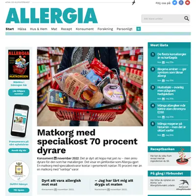 Allergia startsida 2023