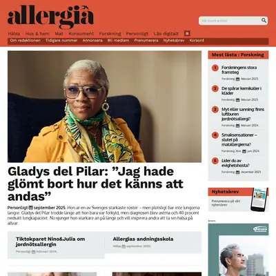 Allergia startsida 2025