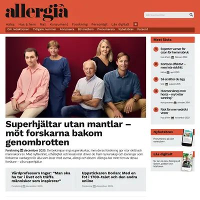 Allergia startsida 2026