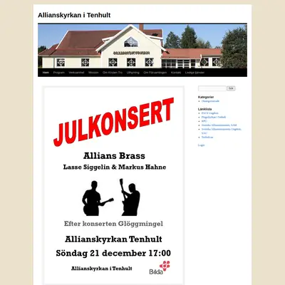 Församlingsnytt Allianskyrkan Tenhult startsida 2014